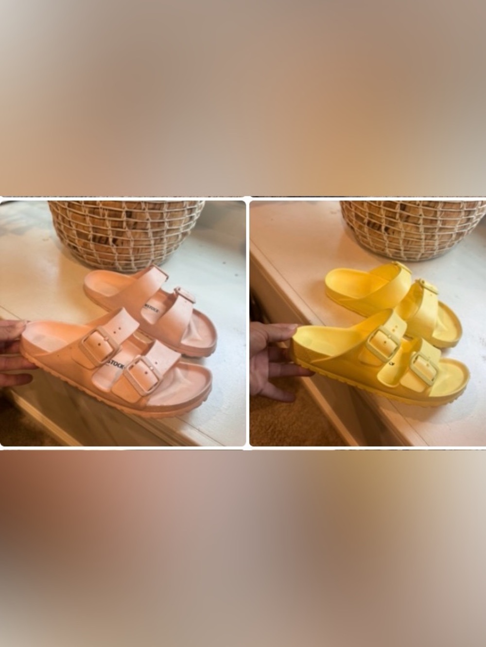 Two pairs of Birkenstocks. Size 37